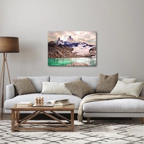 Tablou cu lac montan (70x50 cm)