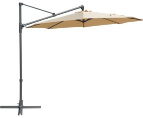 Umbrelă de soare bej ø 300 cm Roja - Rojaplast
