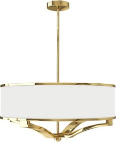 Open Design OR84825 - Lustră pe tijă GERDO, 4xE27/12W/230V, auriu/alb