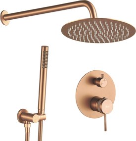 Set de dus incastrat Rea Lungo Grip Brush Copper + BOX