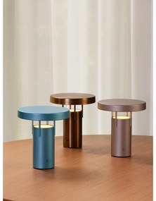 Veioză albastră LED cu intensitate reglabilă (înălțime 20 cm) BringMe – Hübsch