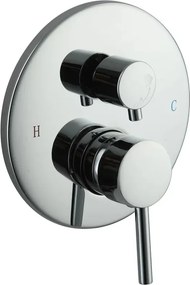 Baterie cada-dus incastrata Inter Ceramic cu corp ingropat