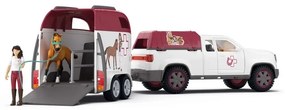 Schleich 42704 Veterinar mobil cu remorcă