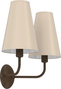 Lampă de perete GRENADA, 2x E14, 15W, 230V, bej