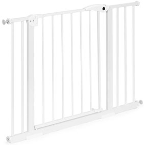 Șină de siguranță 74-105 cm pentru scări și uși oțel alb