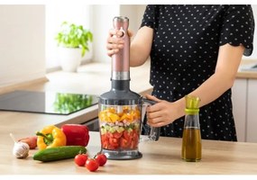 Sencor blender vertical 4în1 1200W/230V inox/aur roz