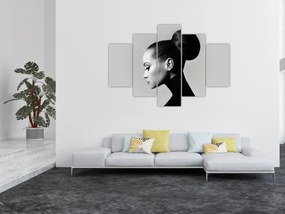 Tablou - Profilui femeii frumoase (150x105 cm)