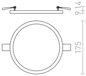 Corp de iluminat LED încastrat HUE LED/18W/230V RED-Design Rendl-R12765