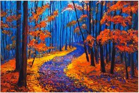Tablou - Pădurea toamna (90x60 cm)