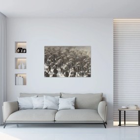 Tablou - Turmă de antilope sălbatice (90x60 cm)