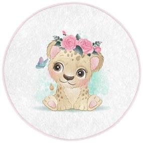 Covor pentru copii alb ø 80 cm Comfort – Mila Home