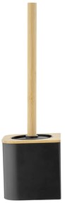 Perie de WC neagră autoadezivă din bambus Bambusa – Wenko