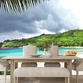 Fototapet autoadeziv Seychelles tropicale