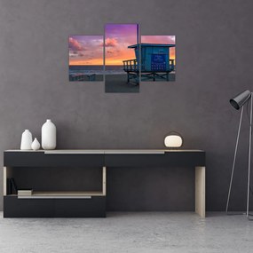 Tablou de pe plaja Santa Monica (90x60 cm)