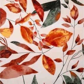Cearsaf din microfibra AUTUMN LEAVES colorat 180x200 cm