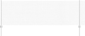 vidaXL Gard cu Stâlp Argintiu 0,8 x 25 m Oțel