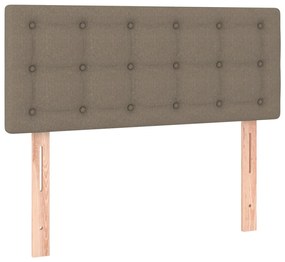Tablie de pat, gri taupe, 90x5x78 88 cm, textil 1, Gri taupe, 90 x 5 x 78 88 cm