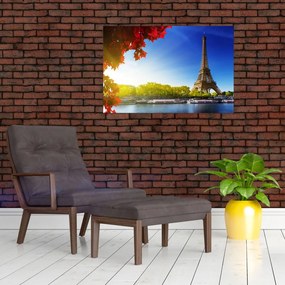 Tablou - toamna la Paris (90x60 cm)
