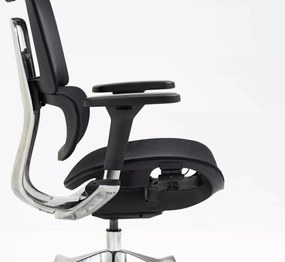 Scaun de birou Winner Lux negru/crom