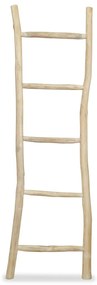 vidaXL Scară pentru prosoape cu 5 trepte, tec, 45x150 cm, natural