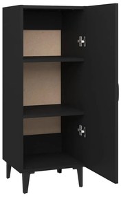 Servanta, negru, 34,5x34x90 cm, lemn compozit Negru, 1