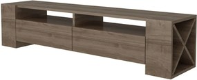Comoda Sosruko, nuc, PAL melaminat, 155x35x35 cm