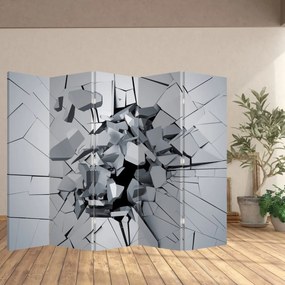 Paravan - Abstracție 3D (210x170 cm)