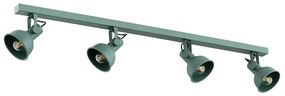 Lustra cu 4 spoturi directionabile design modern Lenora verde