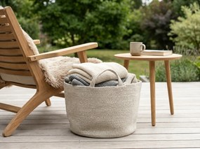 Cos de depozitare cu manere COTTON HAVEN 35x35 cm - mai multe culori Culoare: Gri inchis