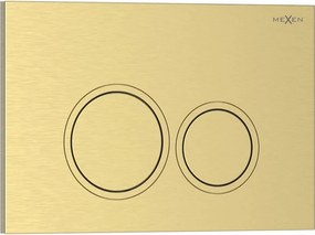 Mexen Tex 01 buton de spălare, auriu periat - 6101-11