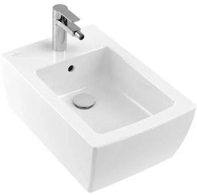Pachet vas WC rimless suspendat + bideu suspendat, Villeroy&amp;Boch Memento 2.0, DirectFlush, cu capac WC inchidere lenta