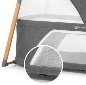 Pătuț de voiaj KINDERKRAFT  4 în 1 SOFI gri