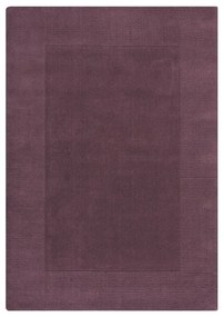 Covor violet handmade din lână 120x170 cm Border – Flair Rugs