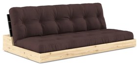 Canapea maro închis extensibilă 196 cm Base – Karup Design