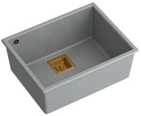 Chiuveta din granit DAVID 50 gri metalic