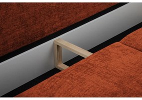 Canapea portocalie 240 cm Matera – Cosmopolitan Design