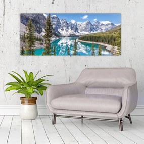 Tablou - Parcul Național Banff (120x50 cm)