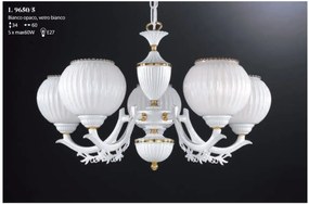 Candelabru clasic cu 5 brate design italian 9650