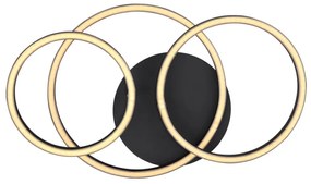 Plafoniera LED moderna design circular KENDY 30W negru