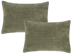 Fețe de pernă 2 buc. 50x75 cm Attica Velvet Embroidered – Bianca