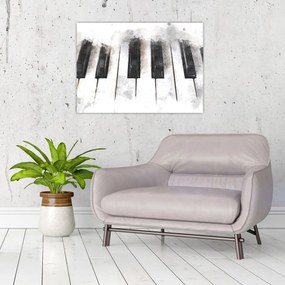 Tablou - Pian, acuarelă (70x50 cm)