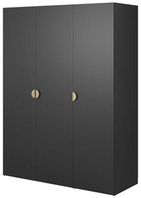Dulap de haine Moonie IX  (negru + alb). 1099629