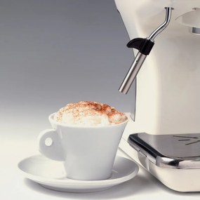 Espressor manual Ariete VINTAGE 1389/13, 850W, 15 bar, 0.9 L, Cafea macinata si paduri ESE, Maxi-Cappuccino, Bej
