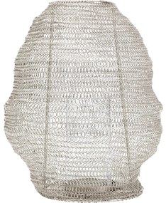 Felinar argintiu Mesh Ø30x30 cm