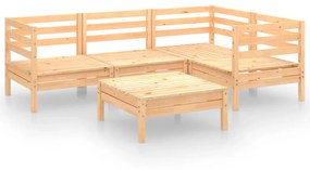 3082692 vidaXL Set mobilier de grădină, 5 piese, lemn masiv de pin