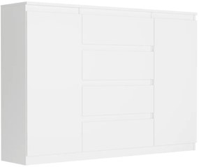 Comoda spațioasă R-140-S4 - diferite variante de culori sonoma mix alb
