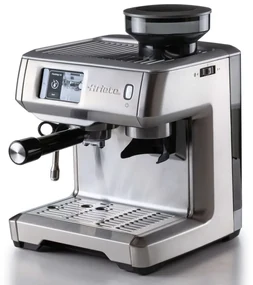 Espressor manual Ariete ESPRESSO METAL PRO 1312/10, 1600W, 15 bar, 2 L, Ecran tactil, Rasnita integrata cu 11 trepte, Otel inoxidabil, Inox
