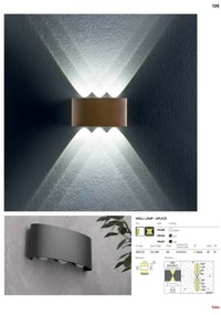 Aplică LED de exterior FABO LED/6W/230V 3000K IP54 maro Redo 90227