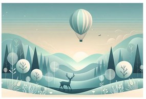 Tablou cerb sub balon