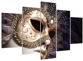 Tablou cu statuie cu masca (150x105 cm)